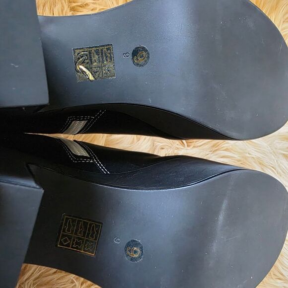 Free People Jeffrey Campbell Double Dare Patent Leather Heeled Platform Boots 9 - Picture 7 of 9